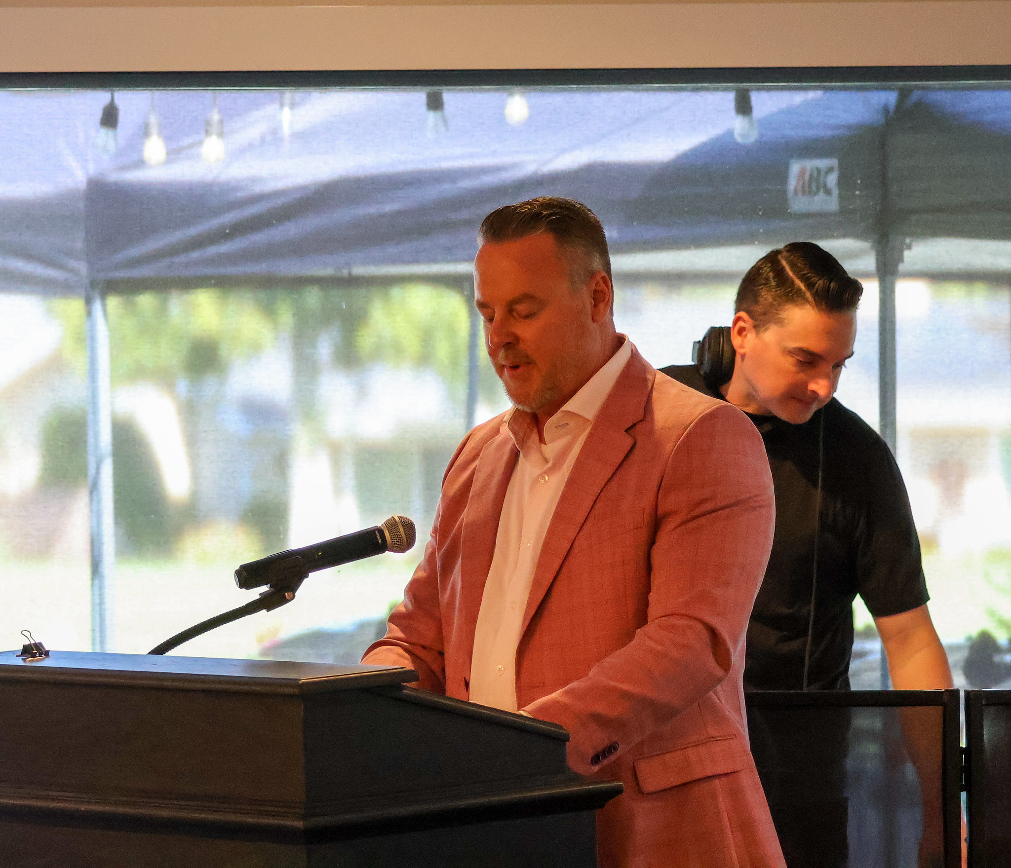 Announcing awards at our annual State of Affiliated celebration
